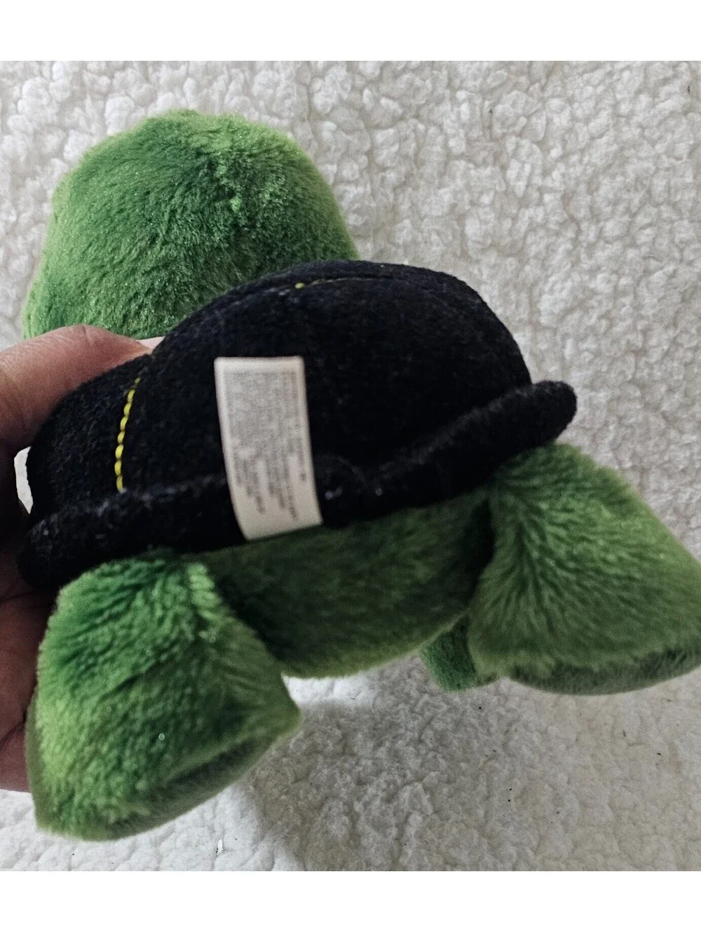 People Pals Turtle Plush Toy Big Dreamy Eyes & Head Green & Black 9